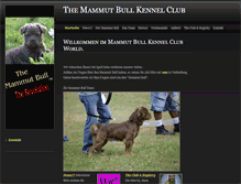 Tablet Screenshot of mammutbull.com